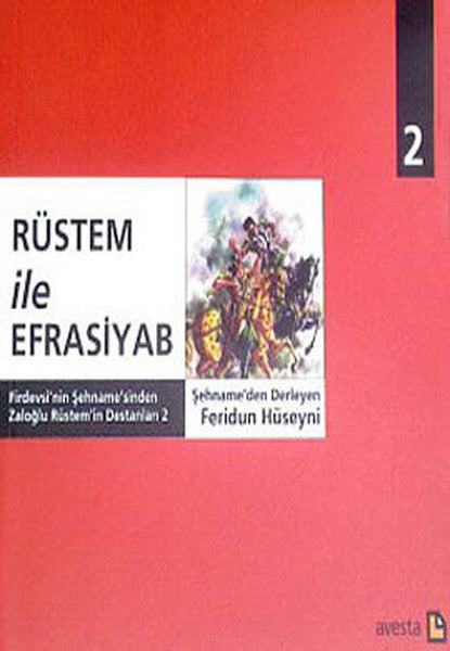 Rüstem ile Efrasiyab - Feridun Hüseyni kitap kapağı
