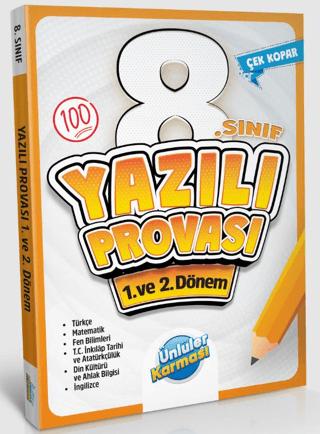 Ünlüler Karması 8.Sınıf Yazılı Provası