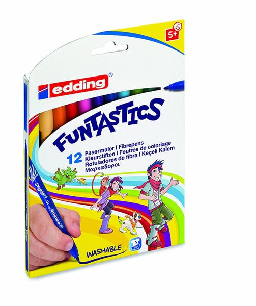 Edding Funtastics 15 İnce Uçlu 12'li Keçeli Kalem Seti