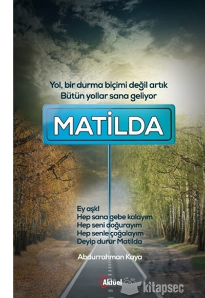 Matilda - Abdurrahman Kaya kitap kapağı