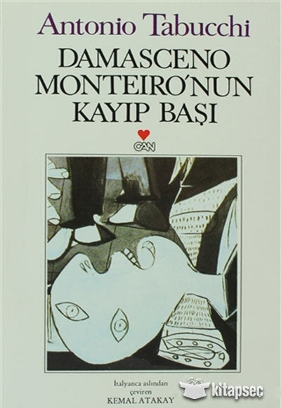 Damasceno Monteireonun Kayıp Başı - Antonio Tabucchi kitap kapağı