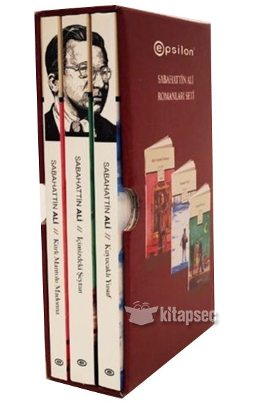 Sabahattin Ali Romanları Seti 3 Kitap Takım Sabahattin Ali Epsilon Yayınları - Sabahattin Ali kitap kapağı