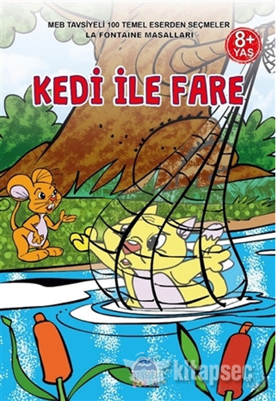 Kedi İle Fare - Jean de la Fontaine kitap kapağı
