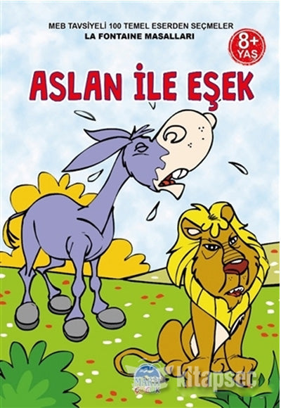 Aslan İle Eşek Jean de la Fontaine Martı Yayınları - Jean de la Fontaine kitap kapağı