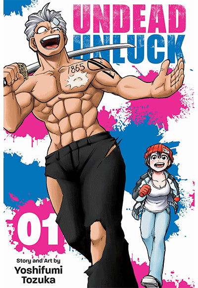 Undead Unluck, Vol. 1 VIZ Media - Komisyon kitap kapağı