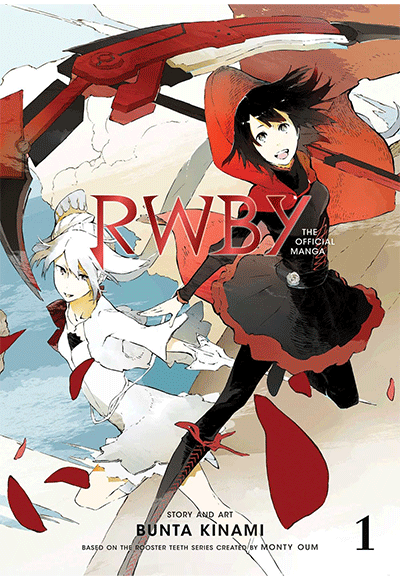 RWBY: The Official Manga: The Beacon Arc, Vol. 1 VIZ Media - Komisyon kitap kapağı