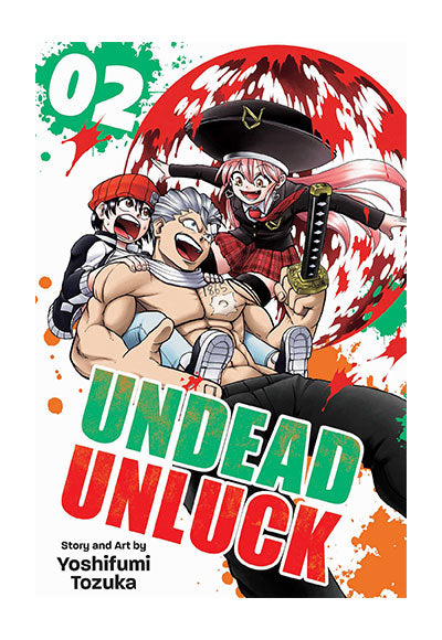 Undead Unluck, Vol. 2 VIZ Media - Komisyon kitap kapağı