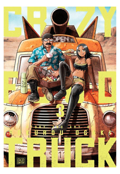 Crazy Food Truck, Vol. 3 VIZ Media - Rokurou Ogaki kitap kapağı