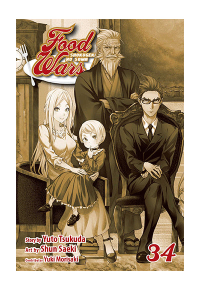 Food Wars!: Shokugeki no Soma, Vol. 34 VIZ Media - Kolektif kitap kapağı