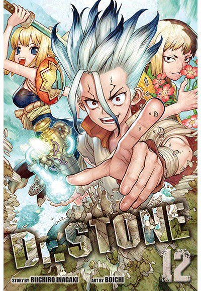 Dr. STONE, Vol. 12 VIZ Media - Kolektif kitap kapağı