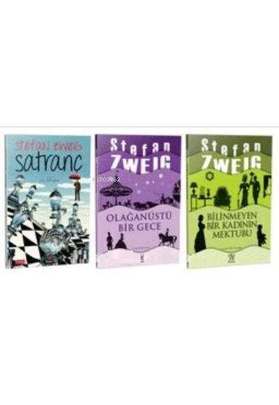Stefan Zweig Seti (3 Kitap) - Stefan Zweig kitap kapağı