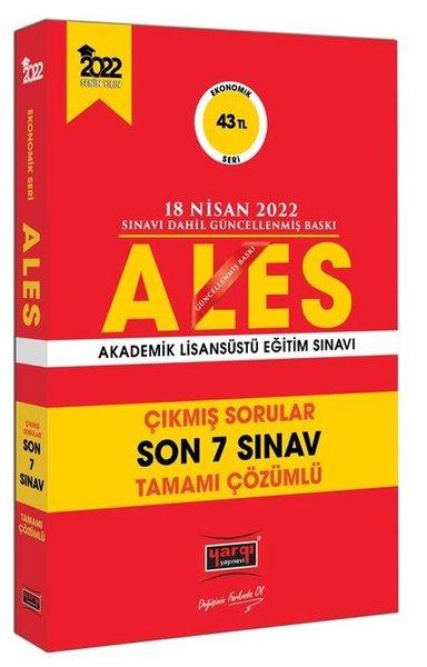 ALES Ekonomik Seri Son 7 Sınav Çıkmış Sorular - 18 Nisan 2022 Sınavı Dahil | Yargı Yayınları (İnce Kapak)  - Resim 1