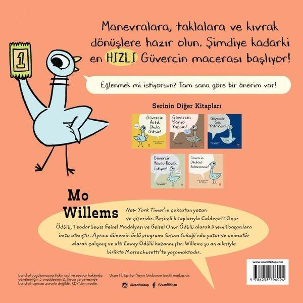 Güvercin Hız Trenine Binsin! | Uçan Fil (İnce Kapak)  - Resim 2