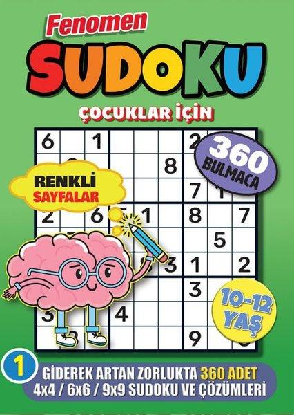 Fenomen Çocuklar İçin Sudoku 10 - 12 Yaş | Maxi Yayıncılık (İnce Kapak)  - Resim 1