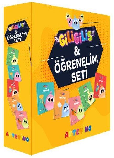 Giligilis ile Öğrenelim Seti - Eğitici Mini Karton Kitap Serisi | Artenino Yayıncılık (İnce Kapak)  - Resim 1