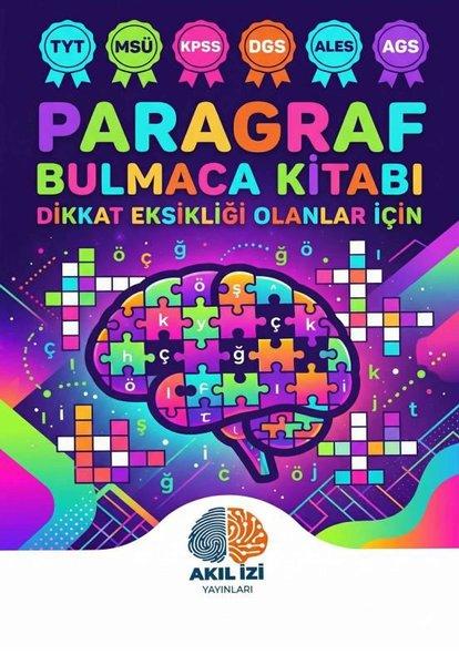 Paragraf Bulmaca Kitabı - Dikkat Eksikliği Olanlar İçin | Akıl İzi Yayınları (İnce Kapak)  - Resim 1