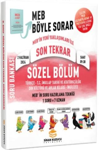 2024 LGS Son Tekrar Sözel Bölüm Soru Bankası | Sinan Kuzucu Yayınları (Ciltsiz)  - Resim 1