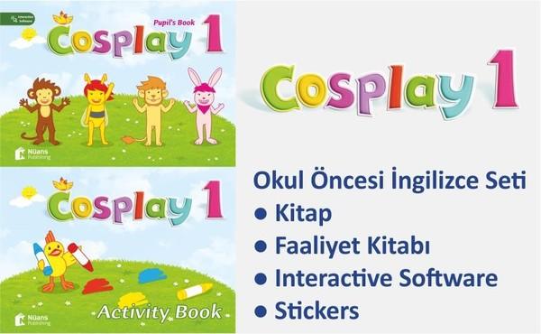 Cosplay 1-Okul Öncesi İngilizce Eğitim Seti | Nüans (İnce Kapak)  - Resim 1