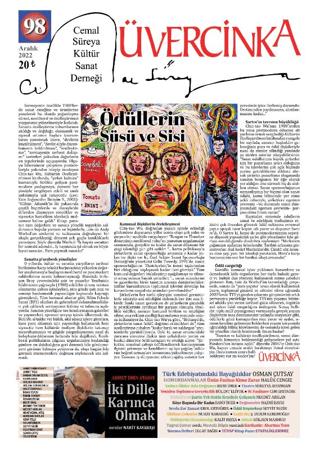 Üvercinka Dergisi Sayı: 98 Aralık 2022 | Üvercinka Dergisi (Ciltsiz)  - Resim 1