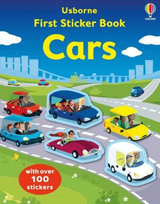 First Sticker Book Cars | Usborne (Ciltsiz)  - Resim 1