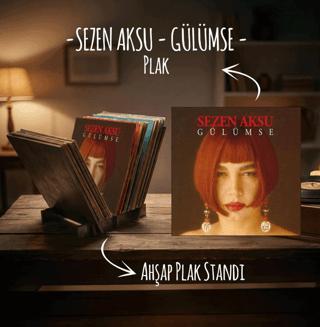 Sezen Aksu - Gülümse Plak ve Ahşap Plak Standı | Plak - Resim 1