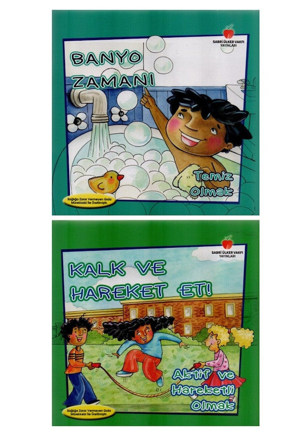 Sabri Ülker Vakfı Banyo Zamanı-Kalk Ve Hareket Et- 2 Kitap Set kitap kapağı