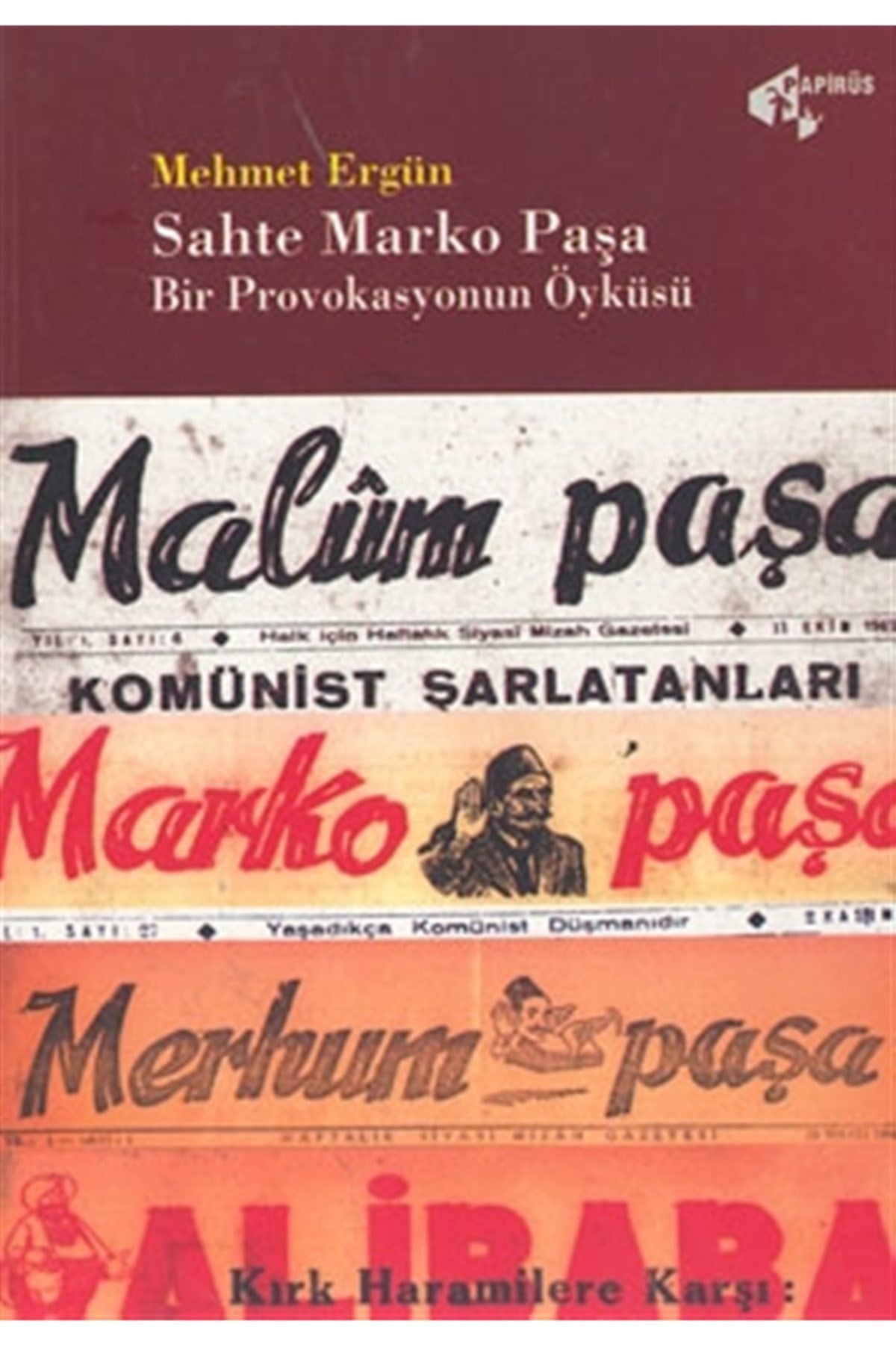 Sahte Marko Paşa Bir Provokasyonun Öyküsü - Mehmet Ergün kitap kapağı