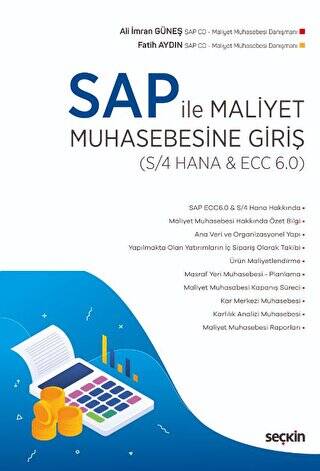 SAP ile Maliyet Muhasebesine Giriş S-4 HANA & ECC 6.0 - Ali İmran Güneş kitap kapağı