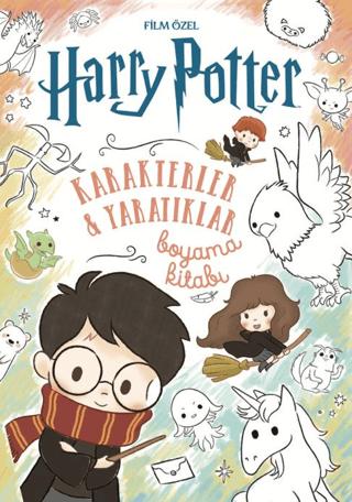 Film Özel Harry Potter Karakterler Ve Yaratıklar Boyama Kitabı | Beta Kids (Ciltsiz)  - Resim 1