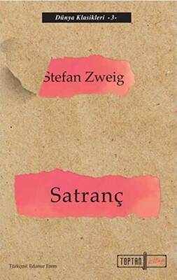 Satranç - Stefan Zweig kitap kapağı