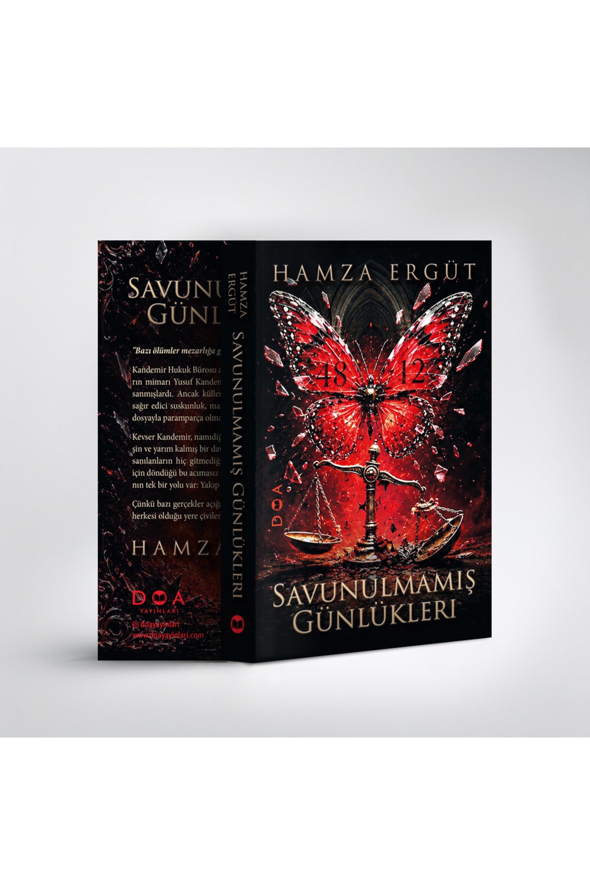 Savunulmamış Günlükleri - Hamza Ergüt kitap kapağı