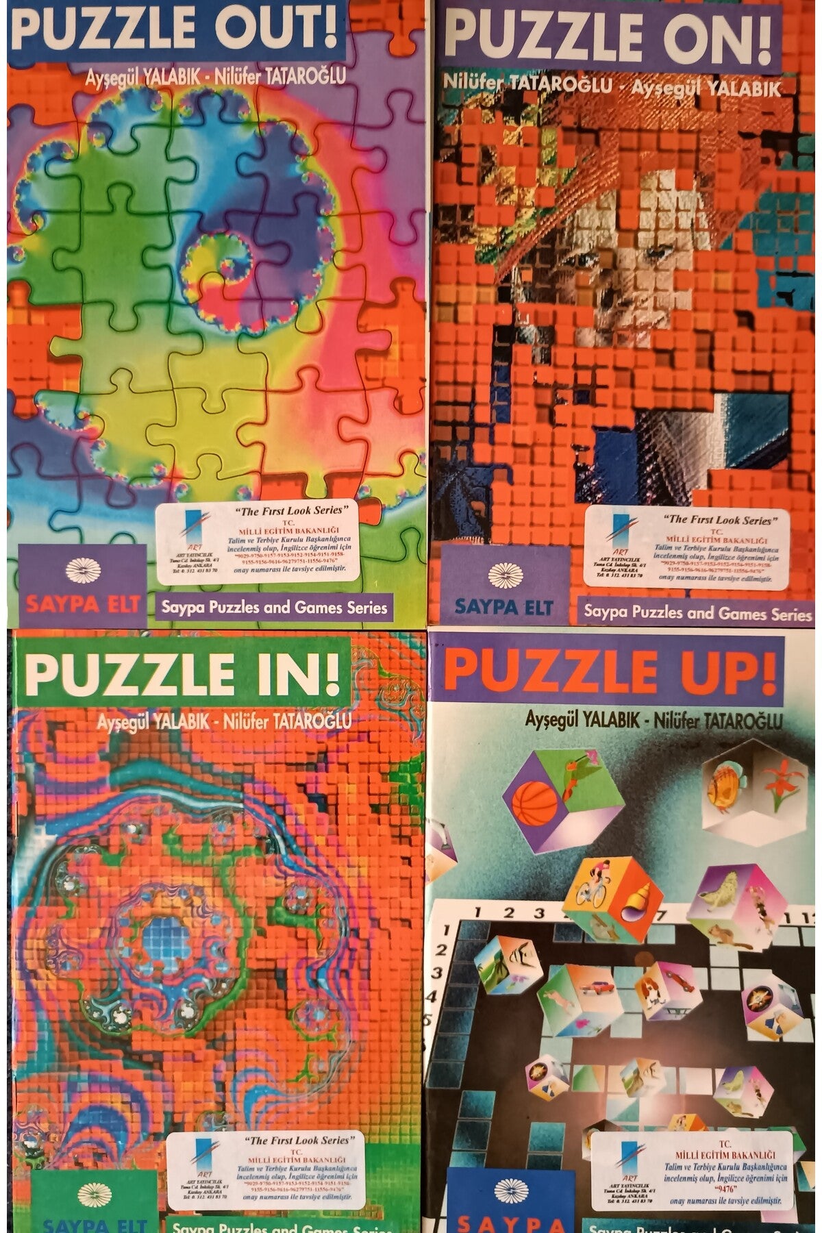 Saypa Puzzle & Games Series (4 Book Set) (M. E. B. Talim Ve Terbiye Kurulu Onaylı) kitap kapağı