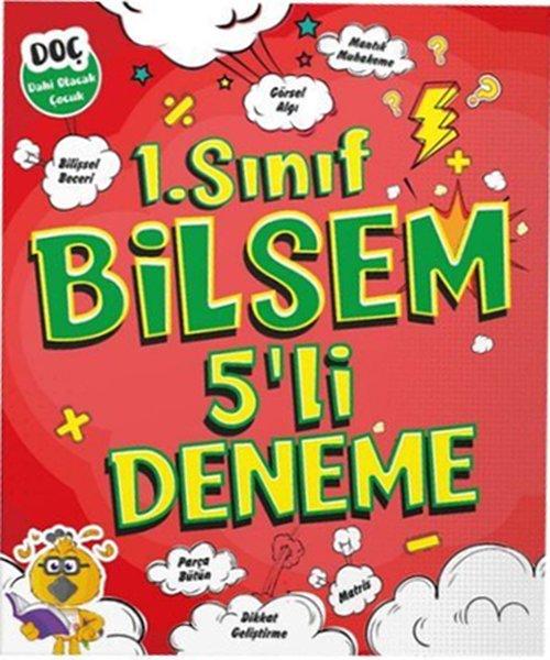 1. Sınıf Bilsem 5'li Deneme | Dahi Olacak Çocuk Yayınları (İnce Kapak)  - Resim 1