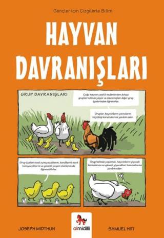 Hayvan Davranışları - Gençler İçin Çizgilerle Bilim | Almidilli (Ciltsiz)  - Resim 1
