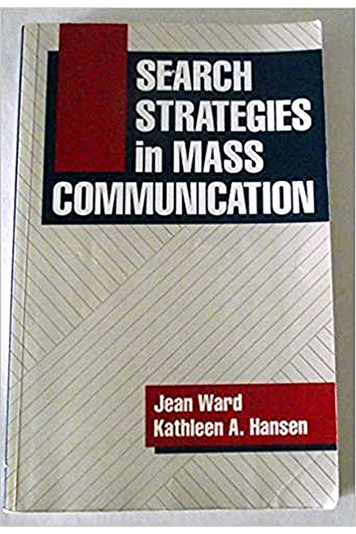 Search Strategıes In Mass Communıcatıon kitap kapağı