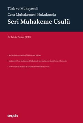 Seri Muhakeme Usulü - Tahsin Furkan Çiçek kitap kapağı