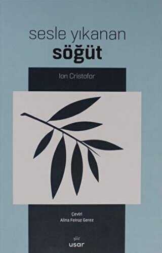 Sesle Yıkanan Söğüt - Ion Cristofor kitap kapağı