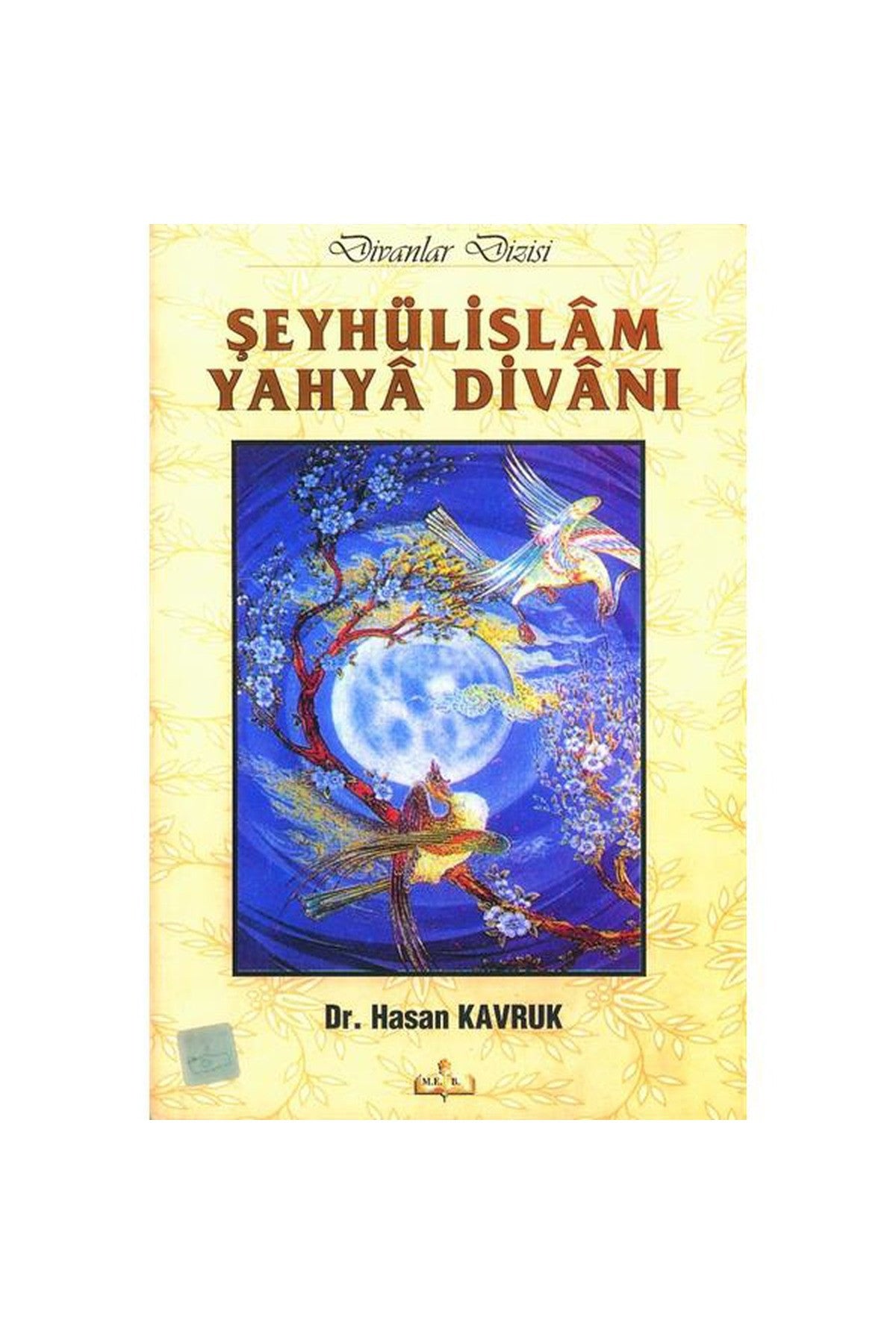 Şeyhülislam Yahya Divanı - Hasan Kavruk kitap kapağı