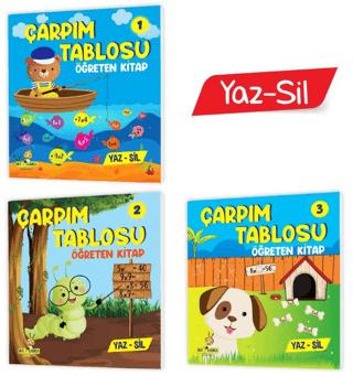 Mucit Karınca Çarpım Tablosu Öğreten Kitap Serisi (YAZ-SİL)