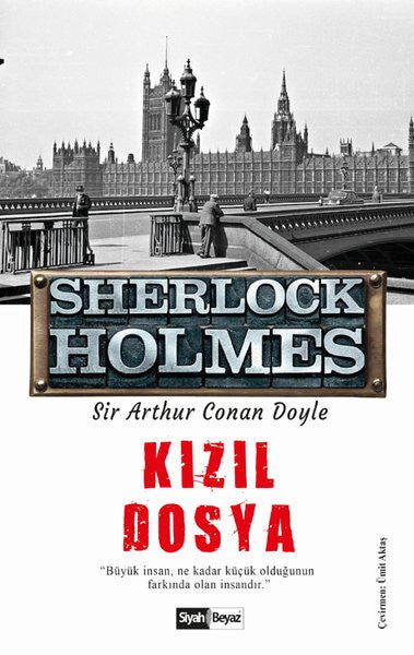 Sherlock Holmes - Kızıl Dosya - Sir Arthur Conan Doyle kitap kapağı
