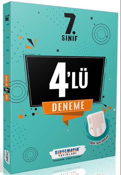 Sistematik 7. Sınıf Tüm Dersler 4 lü Deneme kitap kapağı