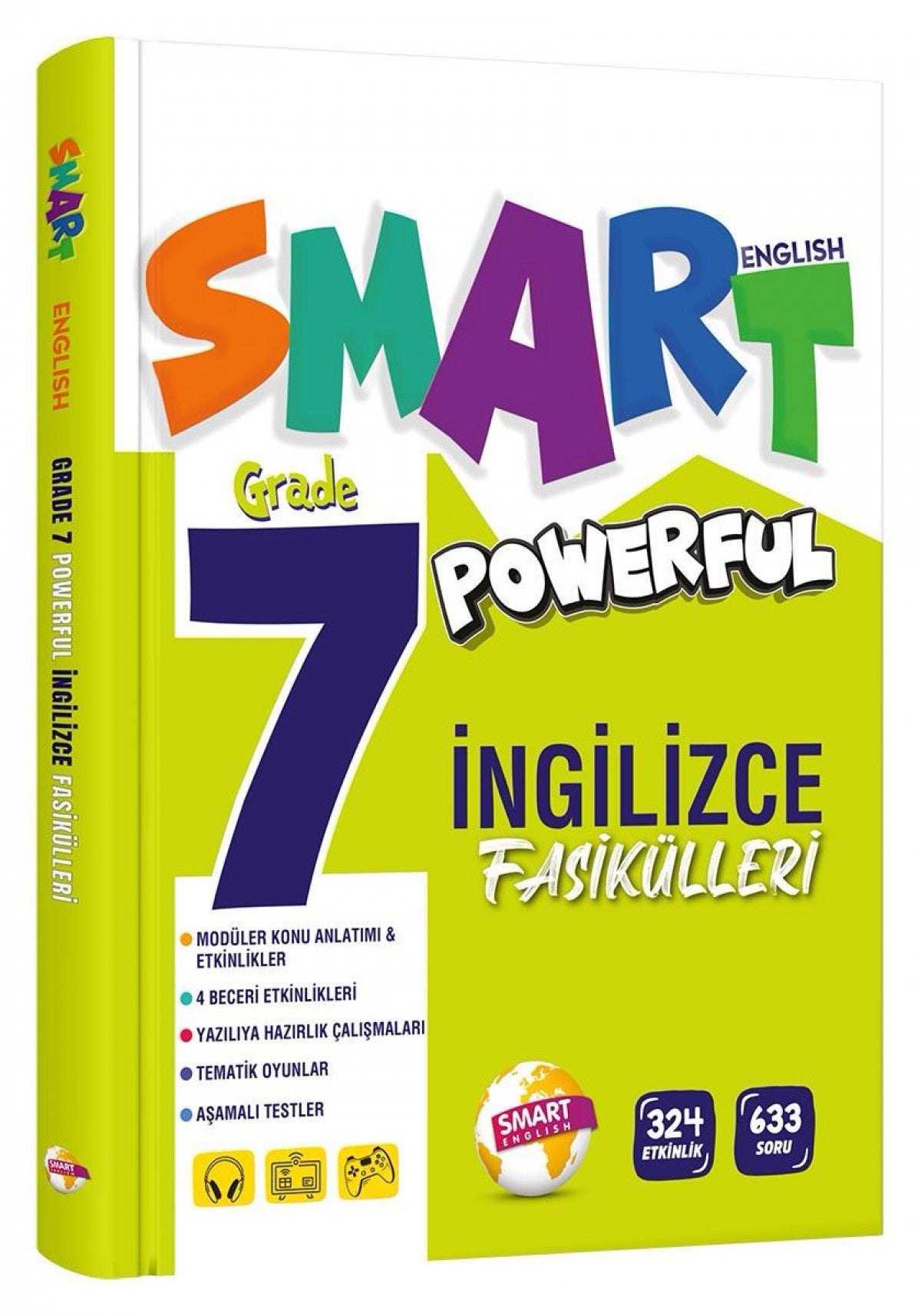 Smart English 7. Sınıf Powerful İngilizce Fasikülleri kitap kapağı