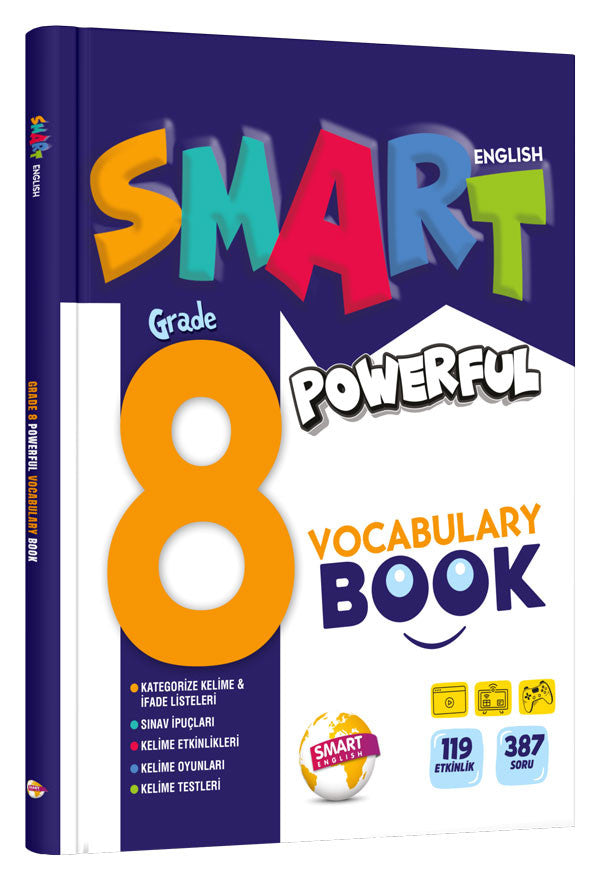 Smart English 8. Sınıf Vocabulary Book kitap kapağı