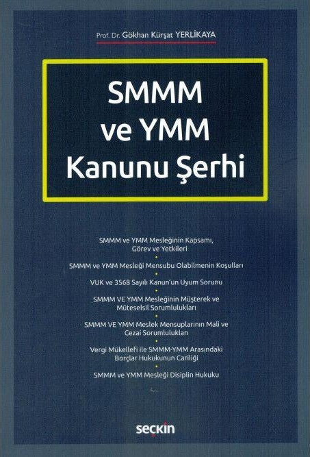 SMMM ve YMM Kanunu Şerhi - Gökhan Kürşat Yerlikaya kitap kapağı