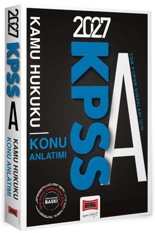 2027 KPSS A Grubu Tüm Kurum Sınavları için Kamu Hukuku Konu Anlatımı | Yargı Yayınevi (Ciltsiz)  - Resim 1