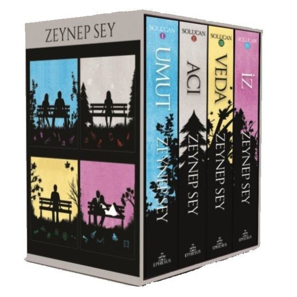 Solucan Serisi Kutulu Seti-4 Kitap Takım - Zeynep Sey kitap kapağı