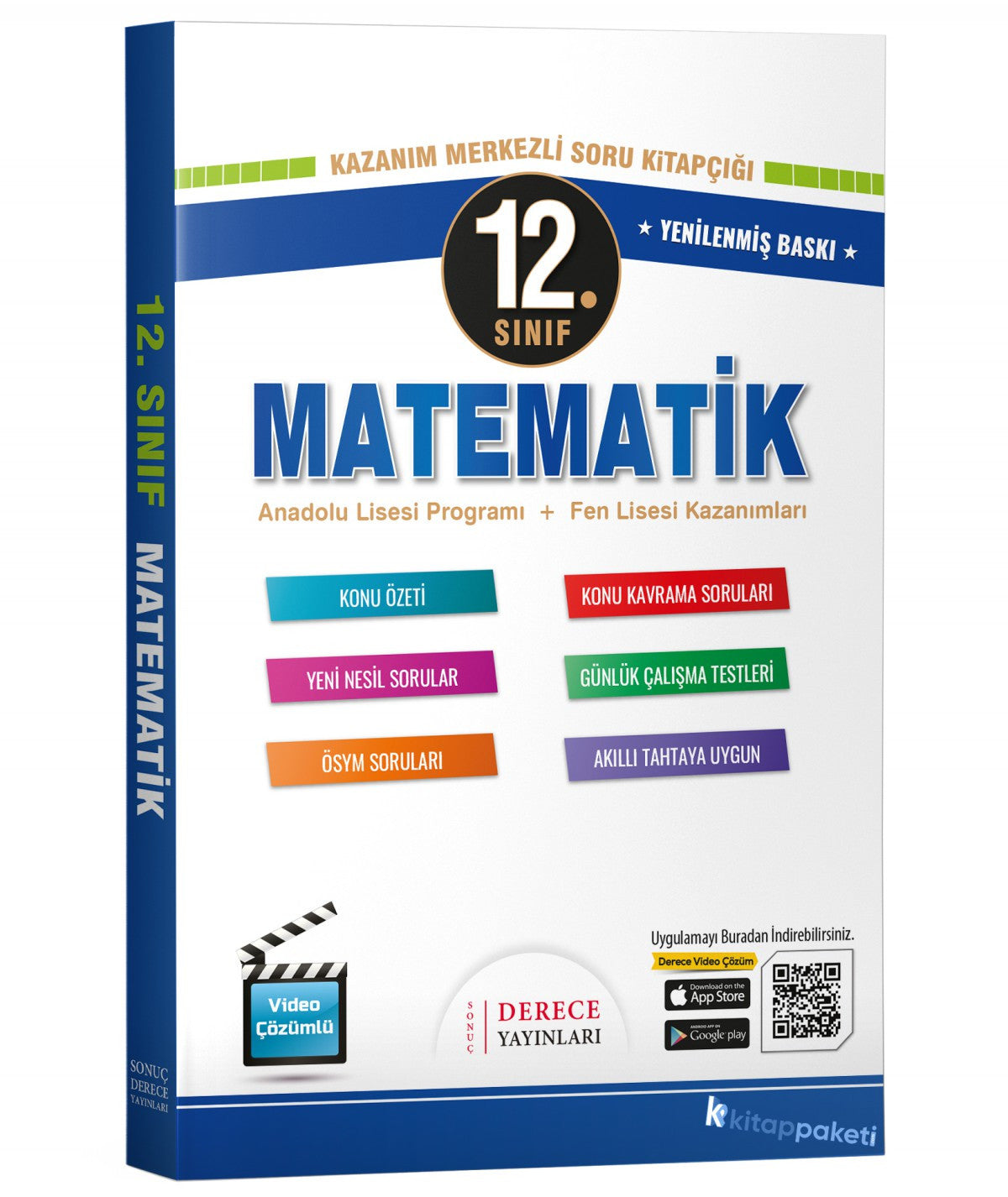 Sonuç Derece Yayınları 12. Sınıf Matematik Modüler Set 2023 - Kolektif kitap kapağı