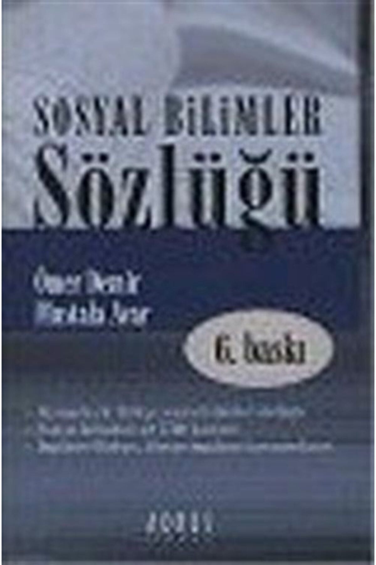 Sosyal Bilimler Sözlüğü - Mustafa Acar, Ömer Demir - Mustafa Acar kitap kapağı