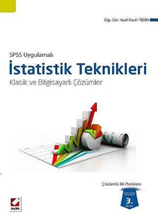 SPSS Uygulamalı İstatistik Teknikleri - Vasfi Nadir Tekin kitap kapağı