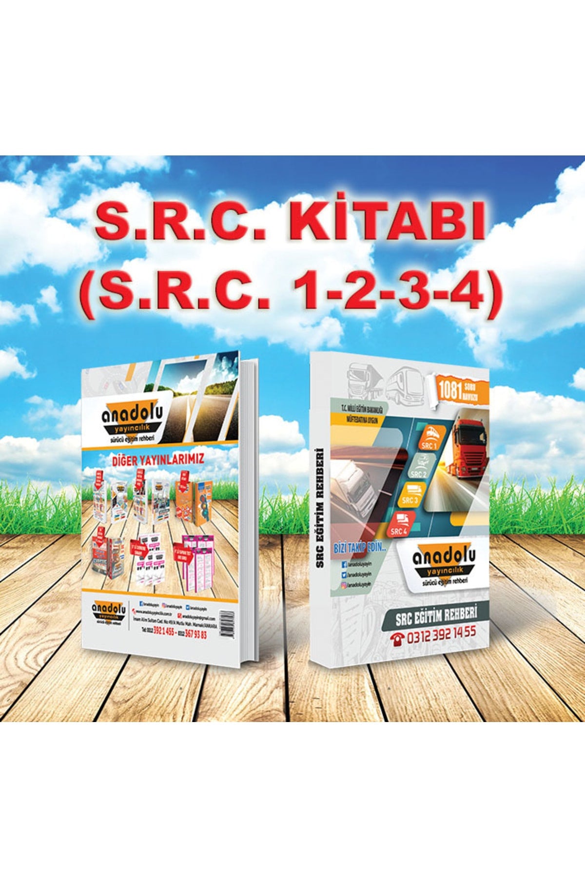 Src Eğitim Kitabı -- Src Kursu Kitabı S.R.C. 1-2-3-4 kitap kapağı